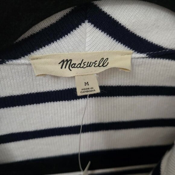 ♡♡♡♡ Madewell Ribbed Zip-Front Tee ♡♡♡♡ - Picture 5 of 7
